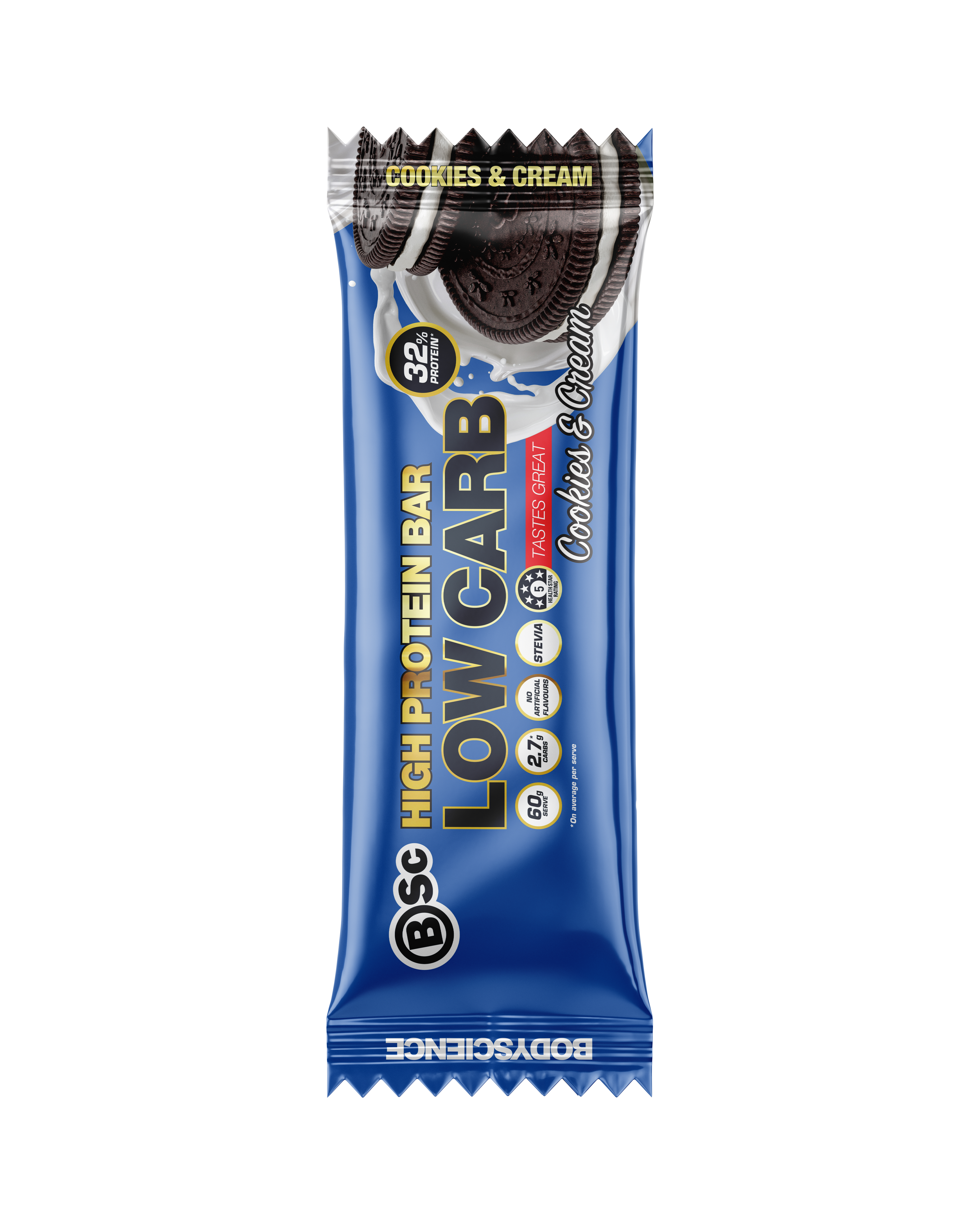 High Protein Low Carb Bar- Cookies and Cream - Wild Aid First Aid